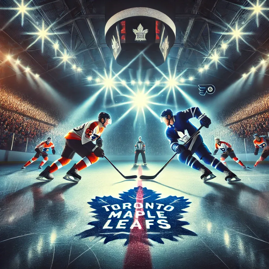 Dynamic and intense NHL game analysis featuring Philadelphia Flyers and Toronto Maple Leafs. Detailed breakdown of performance, player statistics, and team strategies for a comprehensive hockey match insight.