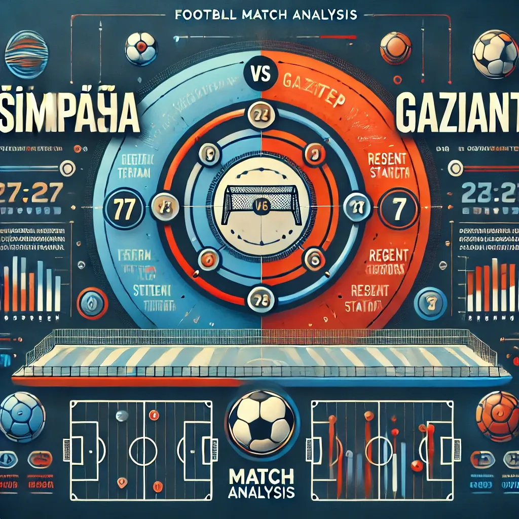 Professional and engaging sports analysis graphic with dynamic design showcasing match highlights and detailed insights.